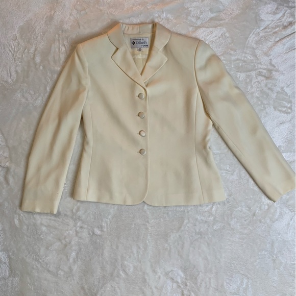 Cream Two piece Exclusively for Dillard’s by Kasper Suit - Picture 2 of 8